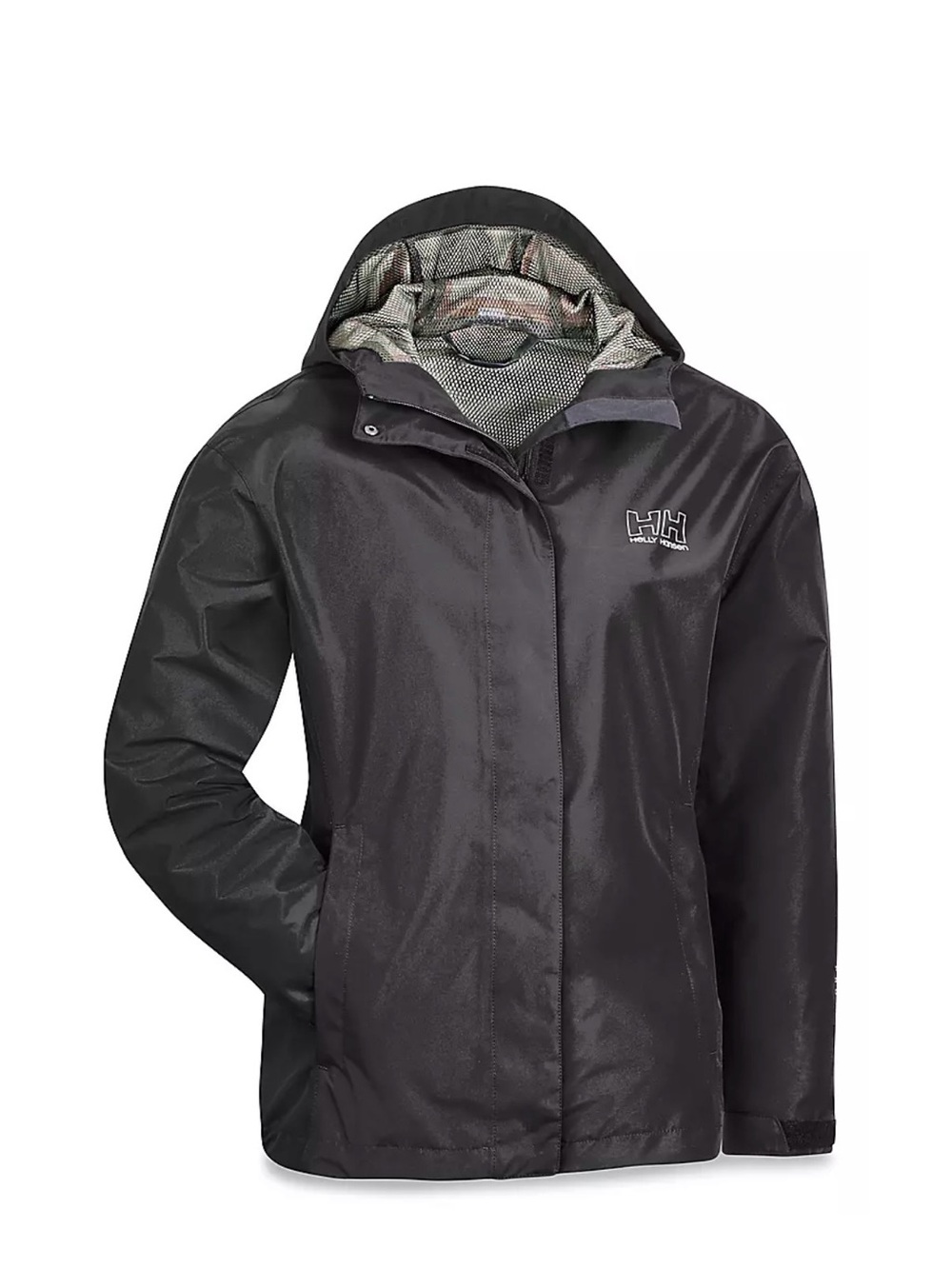 Helly Hansen Women's Black Hooded Ski Jacket